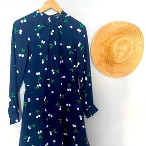 Banana Republic Cherry Print Shift Dress